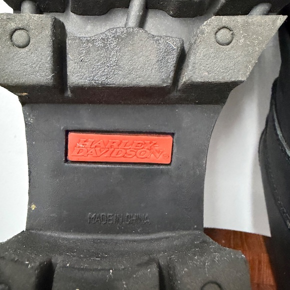 Y2K Harley Davidson Women's Black Leather Mules Size 8.5 - Picture 8 of 9